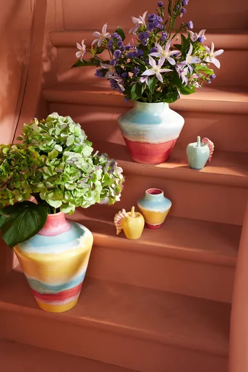 Poppery vase 20,5 cm - Mint-pink - Kähler