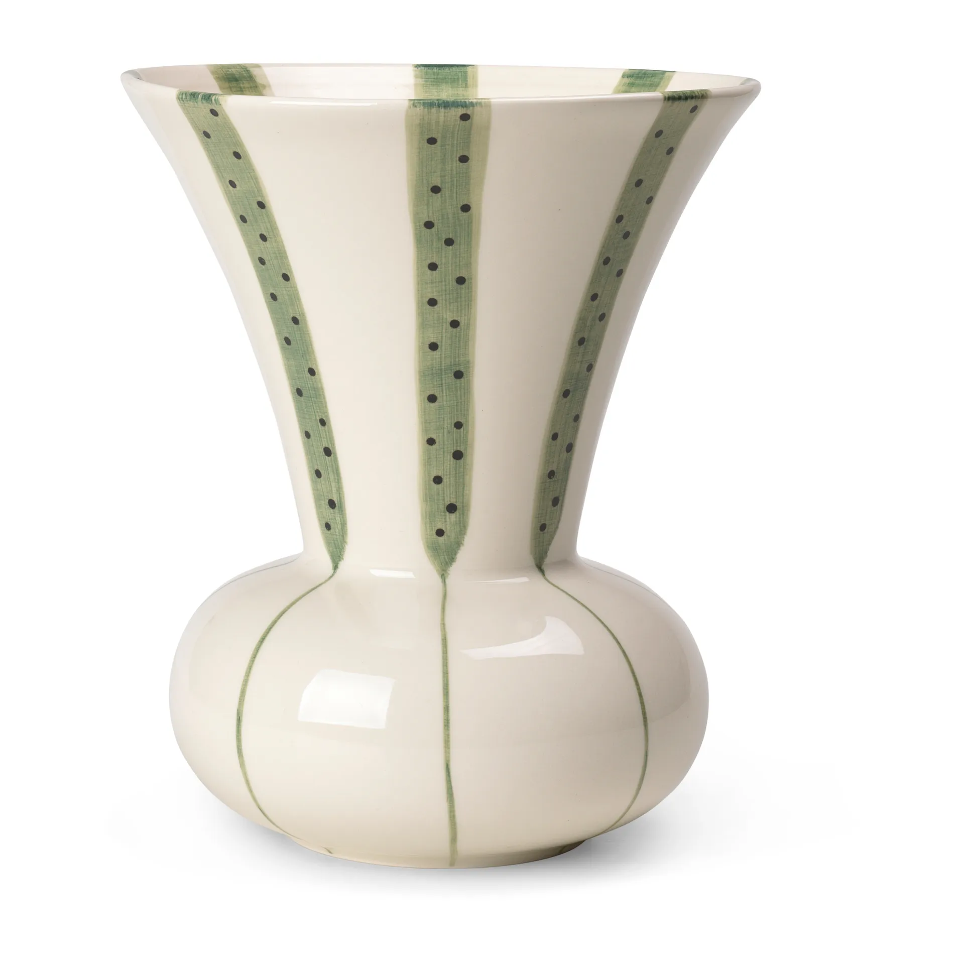 Signature vase 20 cm, Grøn Kähler