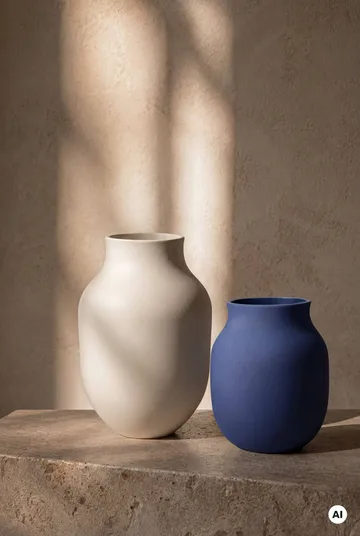 Studio Omaggio vase - Blå, 20 cm - Kähler