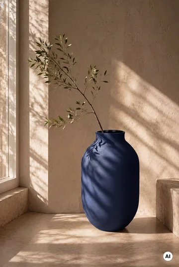 Studio Omaggio vase - Blå, 50 cm - Kähler