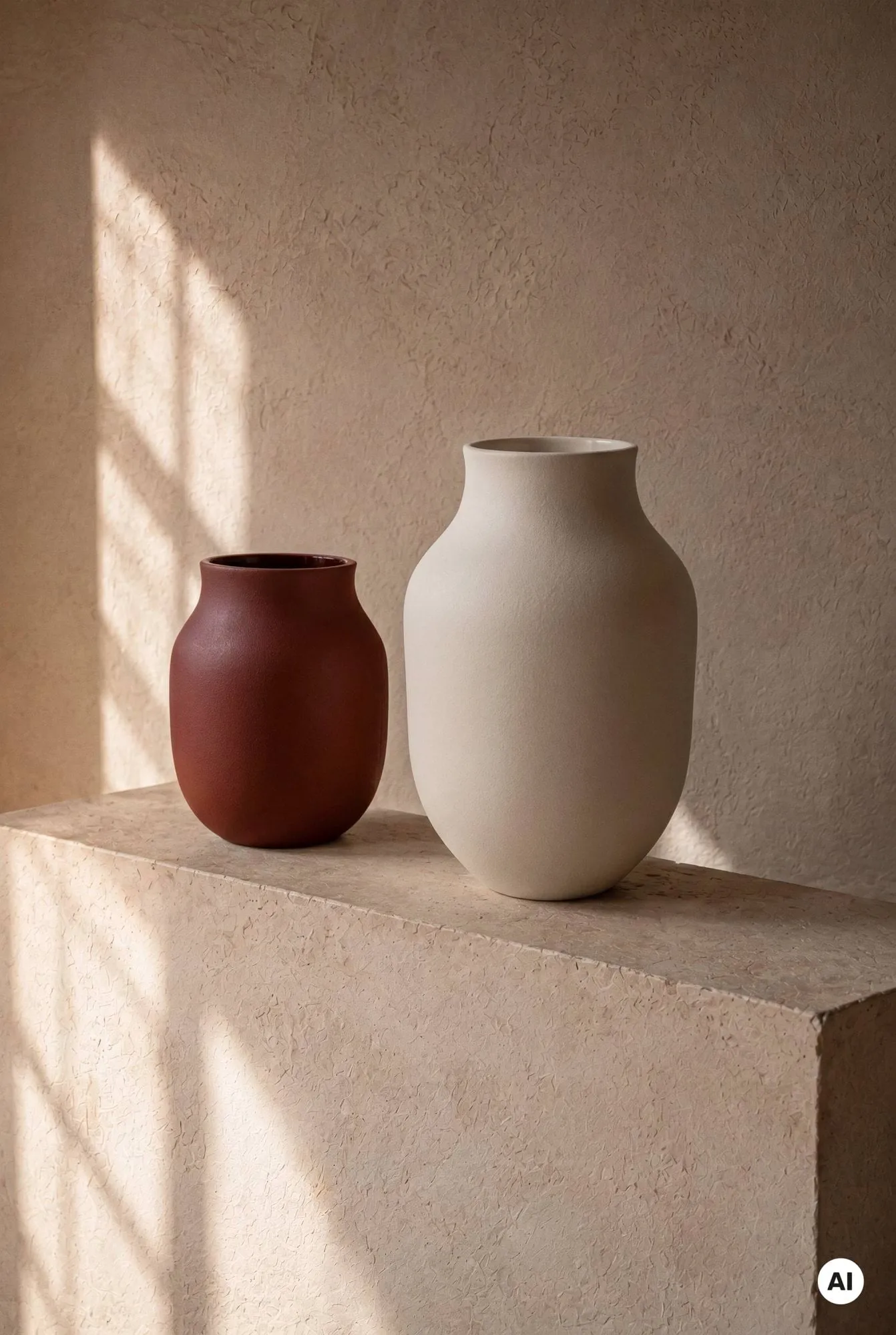 Studio Omaggio vase, Bordeaux, 20 cm Kähler