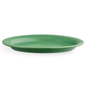 Ursula oval tallerken 18,5x28 cm - Mørkegrøn - Kähler