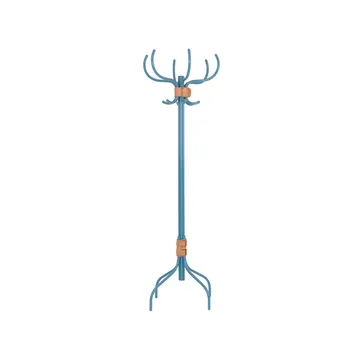 Babe knagerække - Blå-natur læderbælte - Källemo