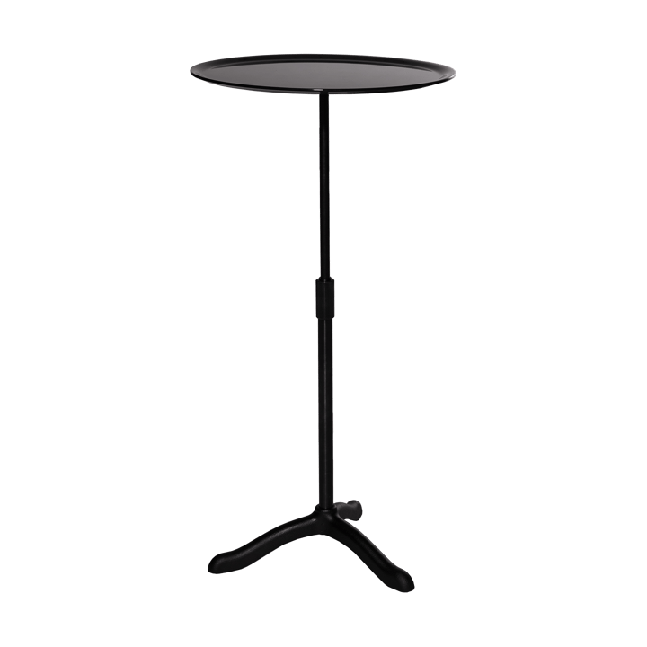 Cassis sofabord Ø37 cm - Black anodized aluminum-sort - Källemo
