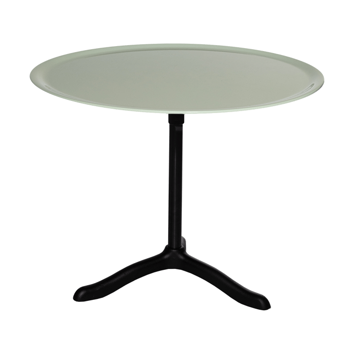 Cassis sofabord Ø47 cm - Black anodiseret aluminium-surf green - Källemo