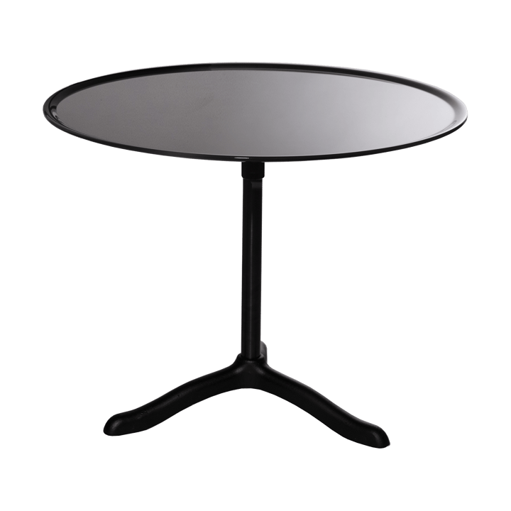 Cassis sofabord Ø47 cm - Black anodized aluminum-sort - Källemo