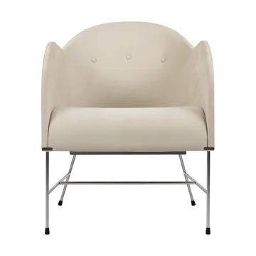 El Novillero lænestol - Læder Nubuck 501-matforkromet stel - Källemo