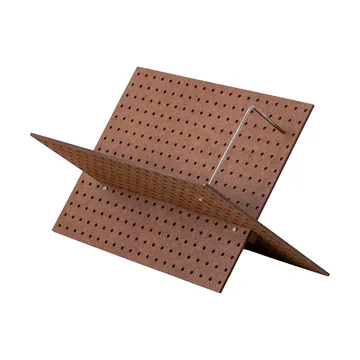 FF01 Det Perforerade Möblemanget bogvugge - Masonit-valnød, 53x33x54 - Källemo