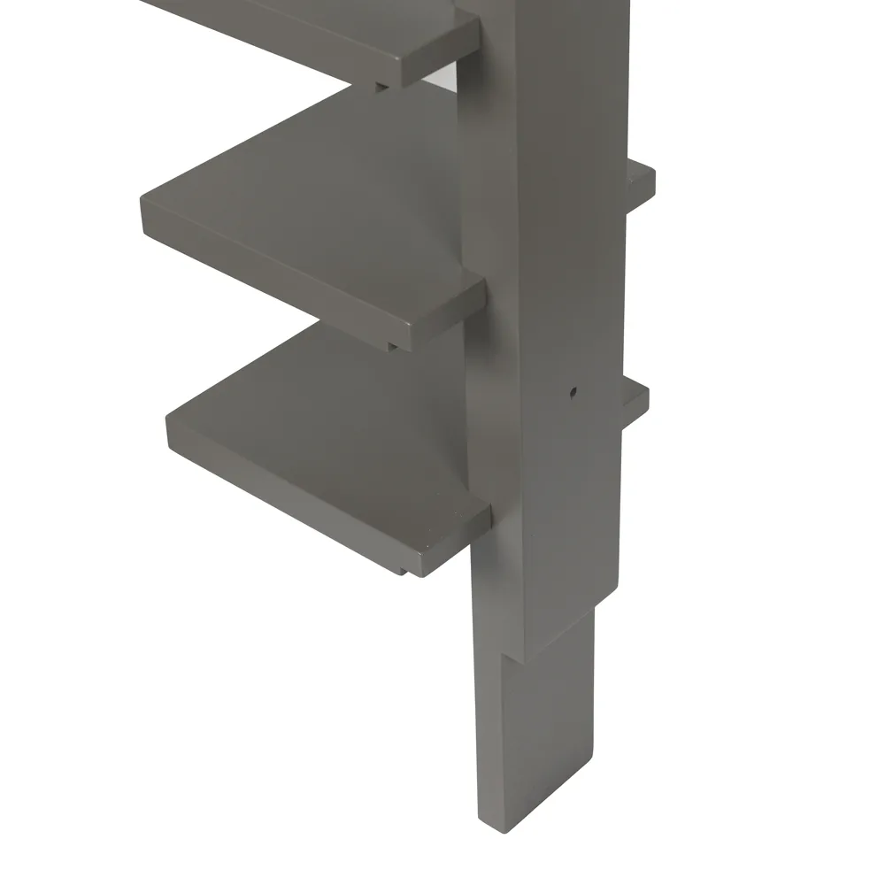 Pilaster væghylde, Grå bejdset Källemo