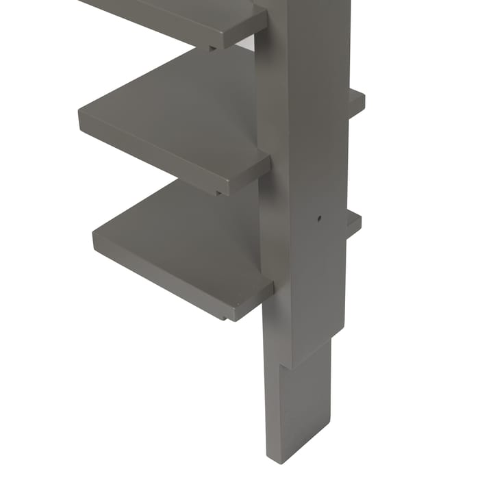 Pilaster væghylde, Grå bejdset Källemo