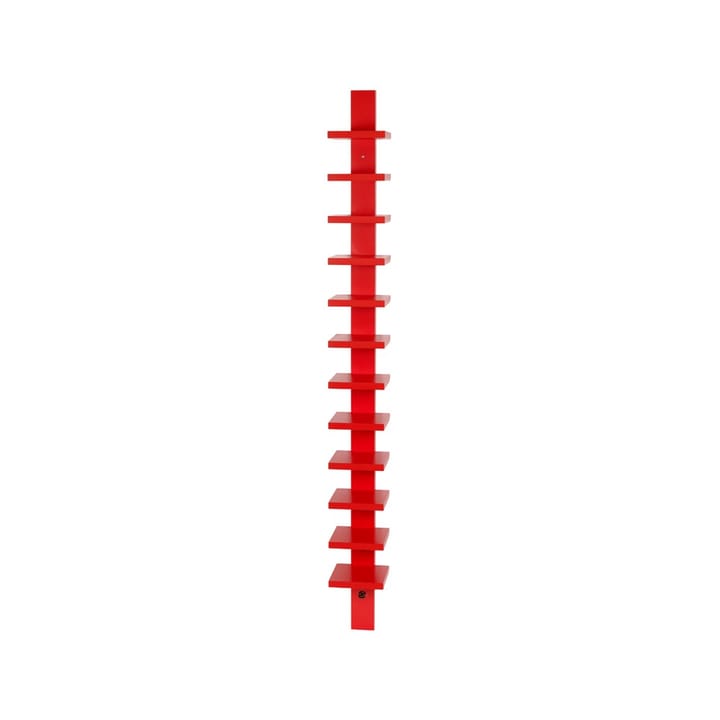 Pilaster væghylde - Rød bejdset - Källemo