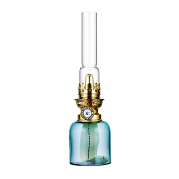 Koholmen petroleumslampe - aquamarine - Karlskrona Lampfabrik