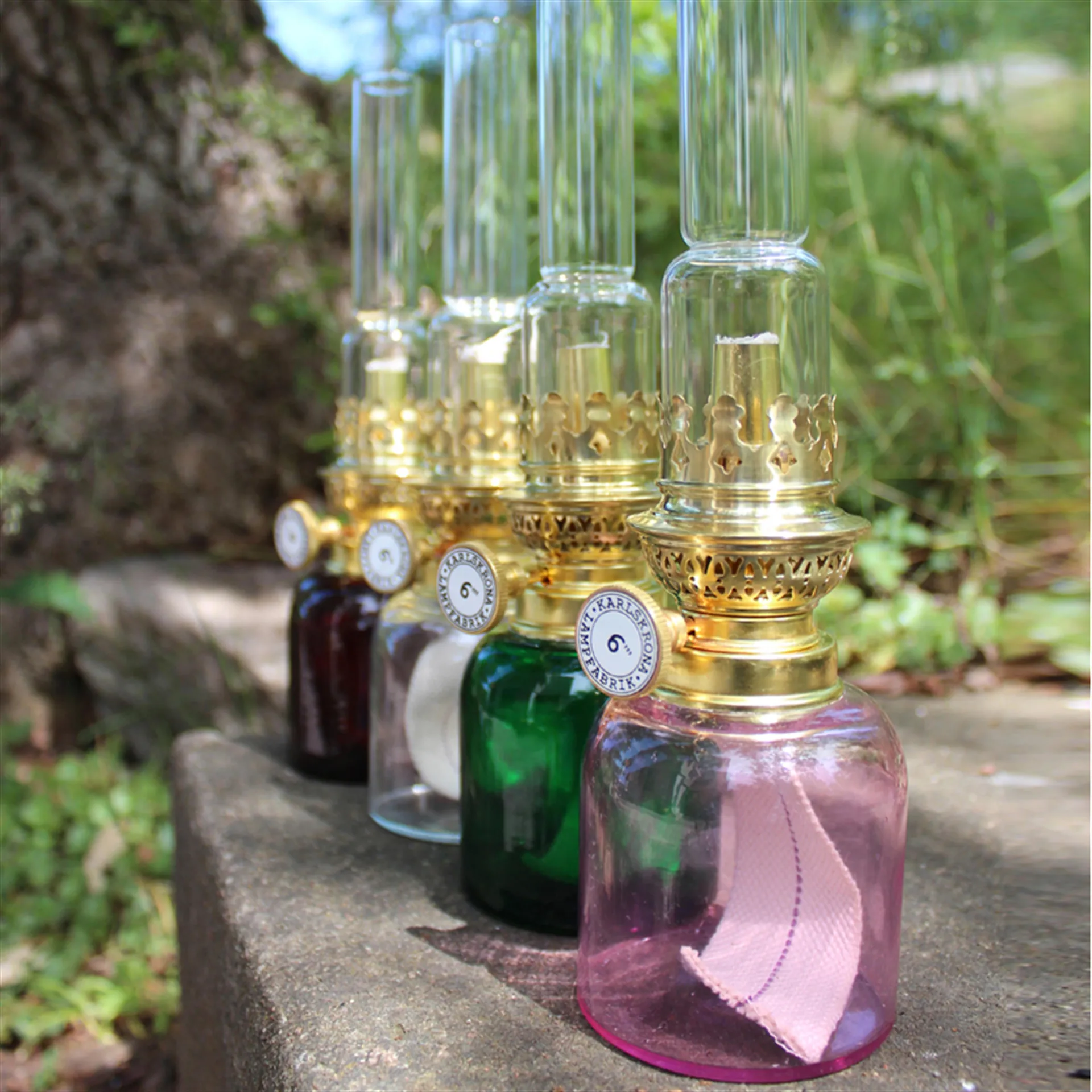 Koholmen petroleumslampe, klar Karlskrona Lampfabrik