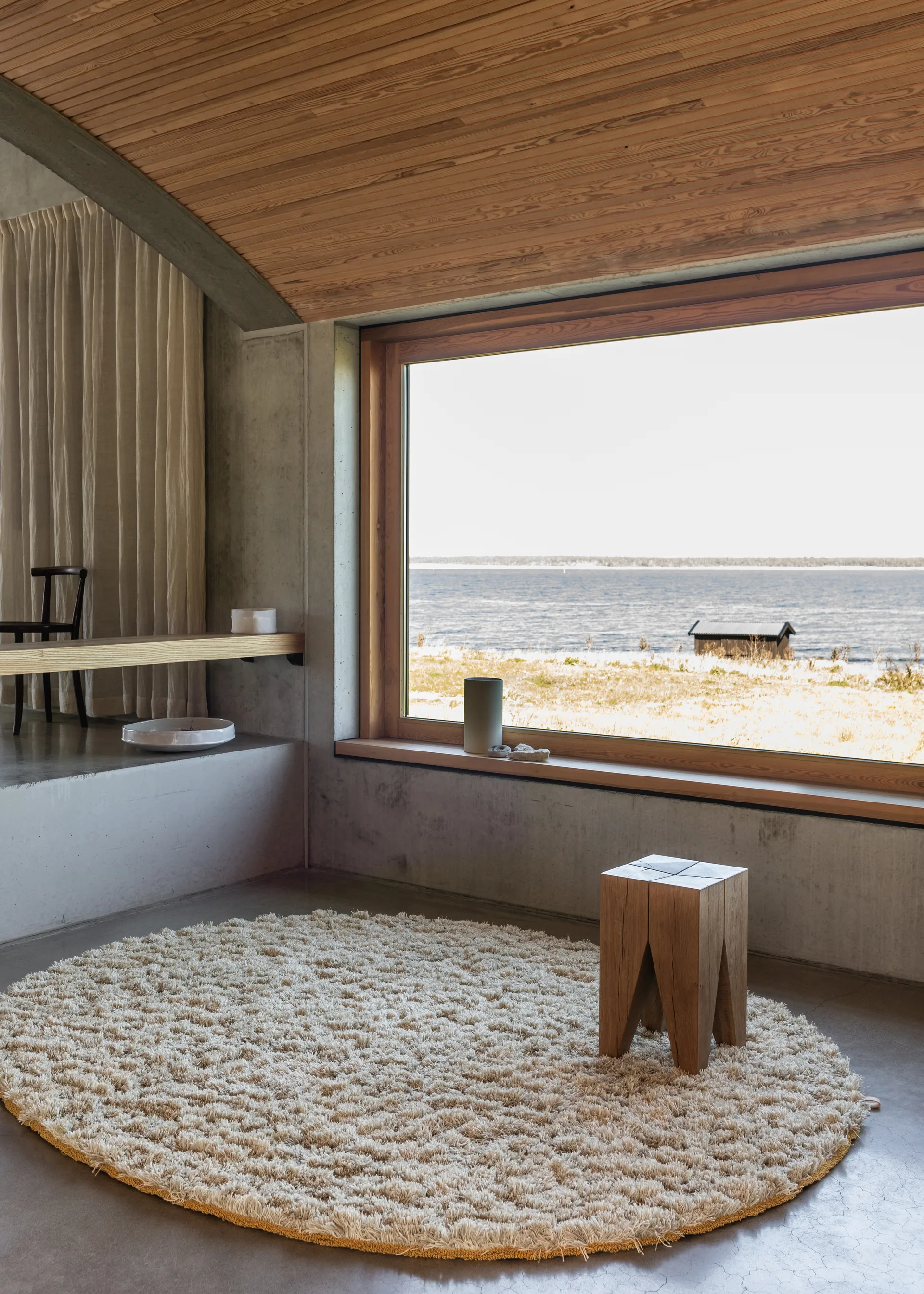 Ålegraes tæppe, 240x300 cm, Kalk 881 Kasthall