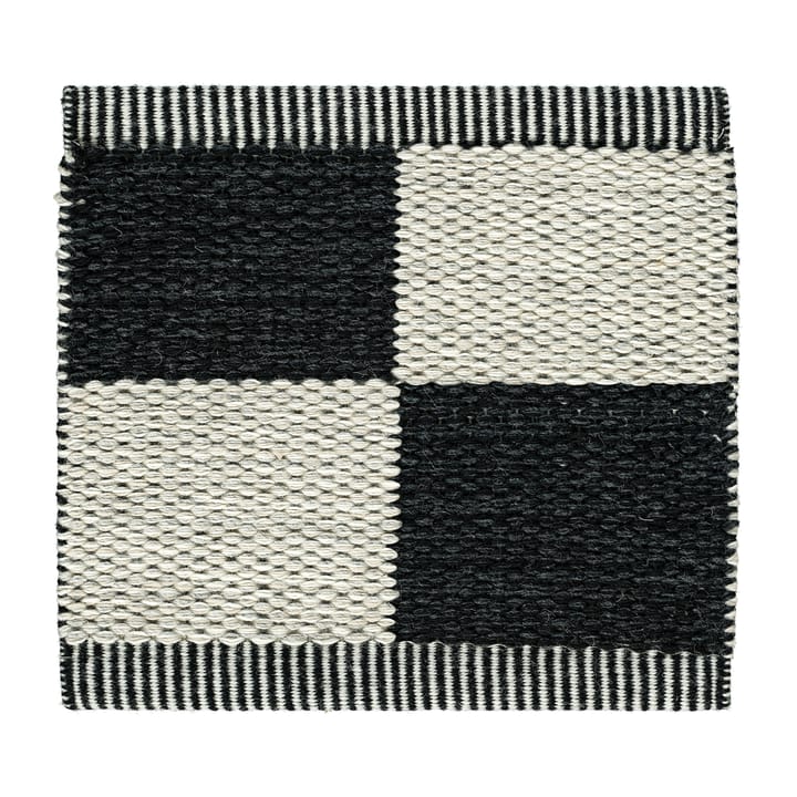 Checkerboard Icon tæppe 165x240 cm - Midnight black - Kasthall