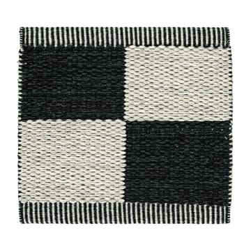 Checkerboard Icon tæppe 85x200 cm - Midnight black - Kasthall