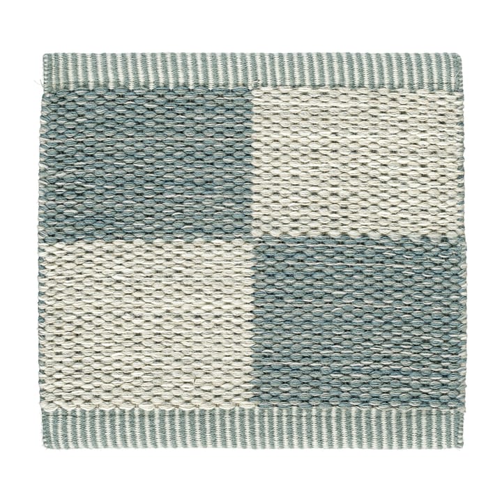 Checkerboard Icon tæppe 85x200 cm, Polarized Blue Kasthall
