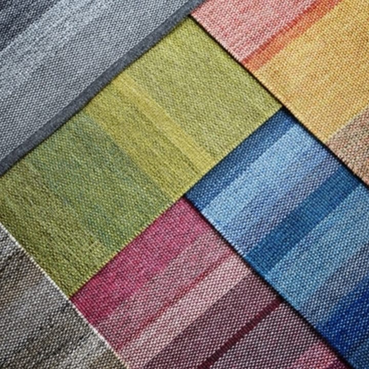 Harvest entrétæppe/løber, Yellow/Red 90x240 cm Kasthall