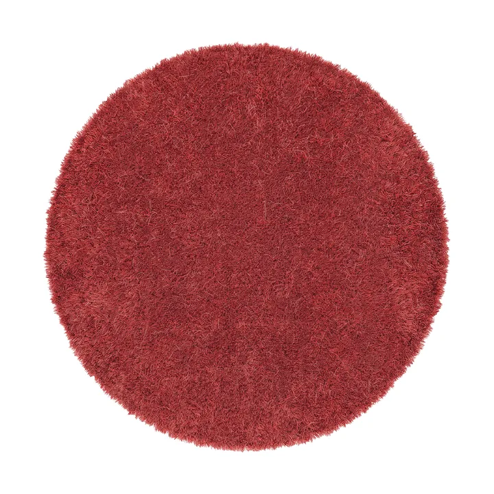 Moss tæppe rundt Ø240 cm - Deep coral - Kasthall