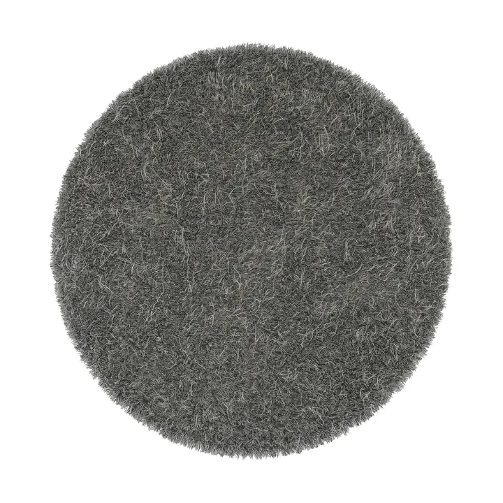 Moss tæppe rundt Ø240 cm - Nickel grey - Kasthall