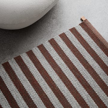 Narrow Stripe Icon entrétæppe/løber - Red clay 240x85 cm - Kasthall