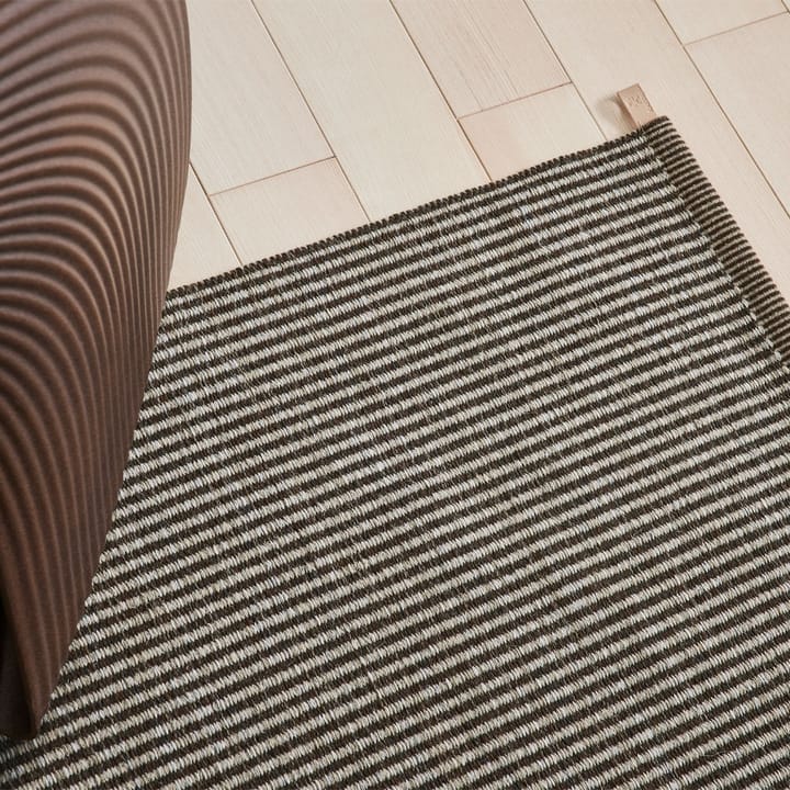 Stripe Icon entrétæppe/løber, Bark brown 782 90x250 cm Kasthall