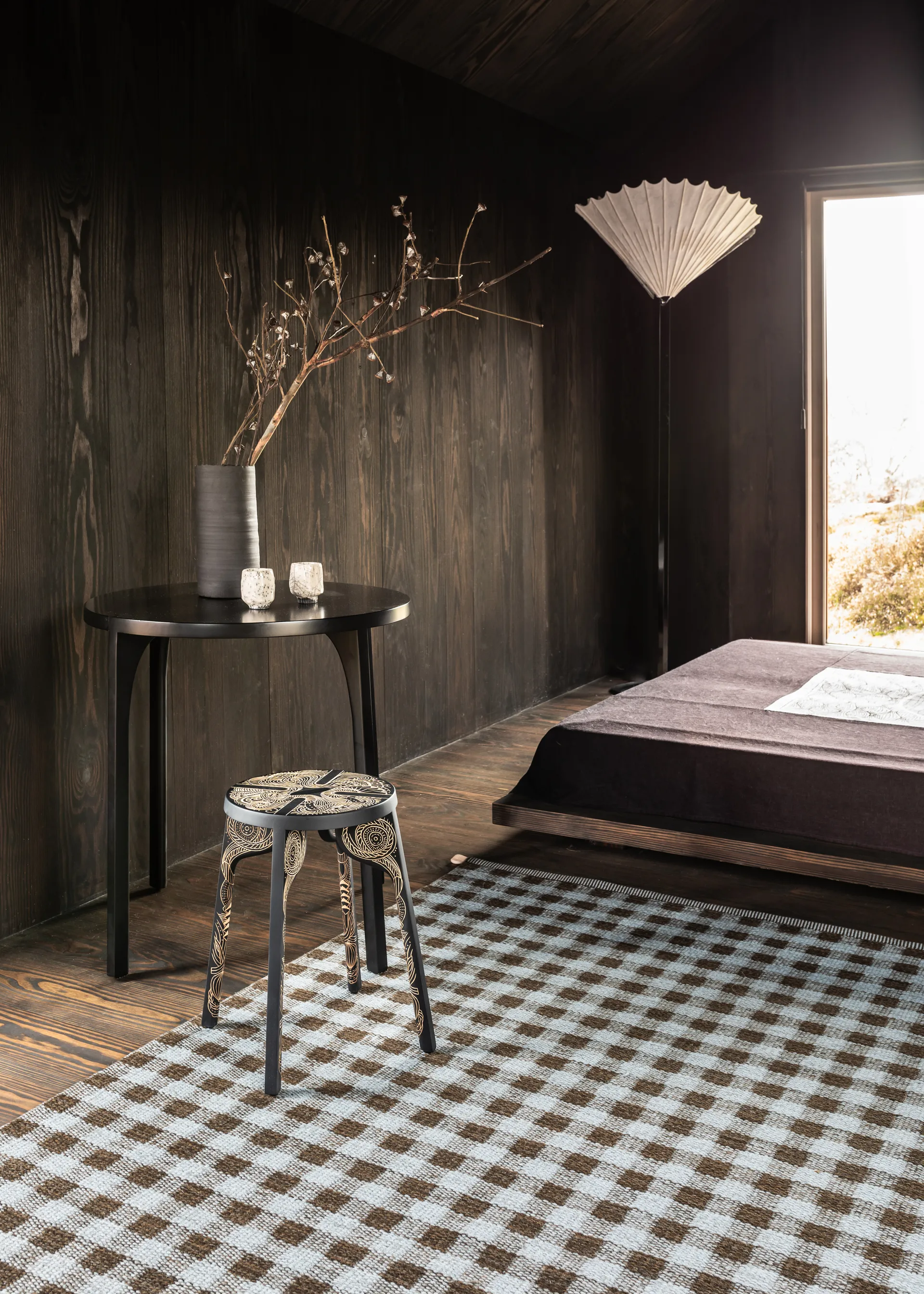 Vichy tæppe 165x240 cm, Mint Chocolate 720 Kasthall