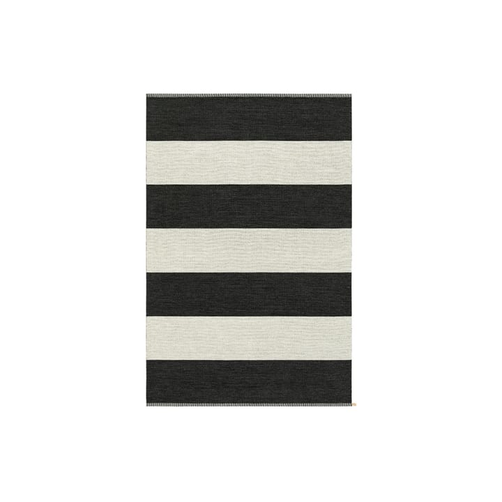 Wide Stripe Icon tæppe, Midnight black 554, 240x165 cm Kasthall