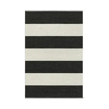 Wide Stripe Icon tæppe - Midnight black 554, 300x200 cm - Kasthall