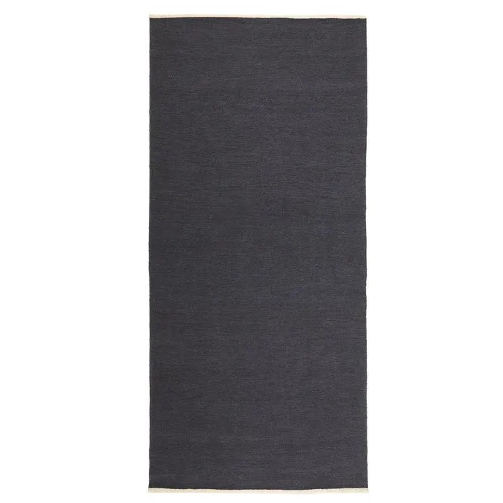 Allium Entre tæppe 80 x 250 cm - Nearly black - Kateha