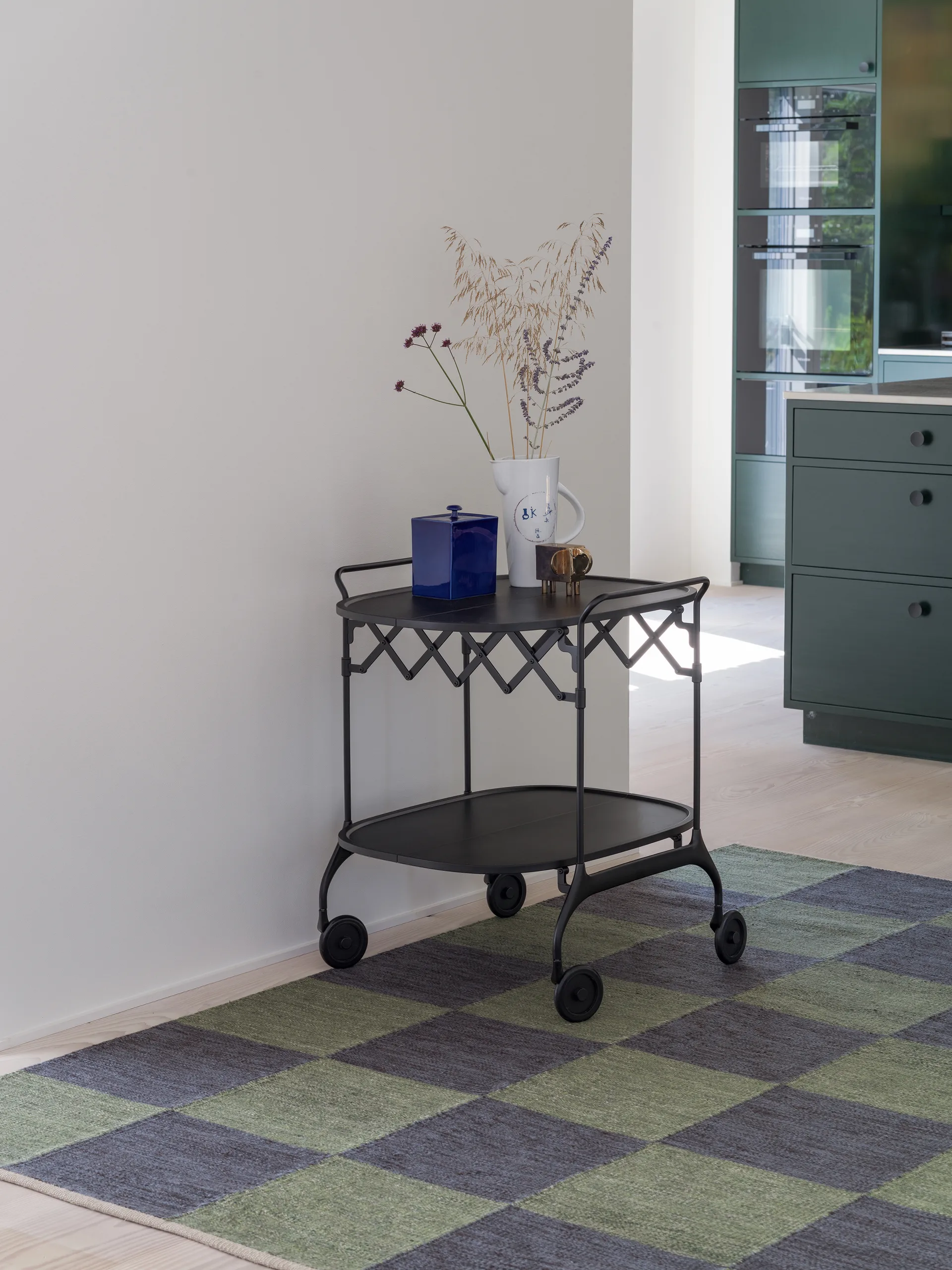 Allium Fox Trott tæppe, Dark Green, 200x300 cm Kateha