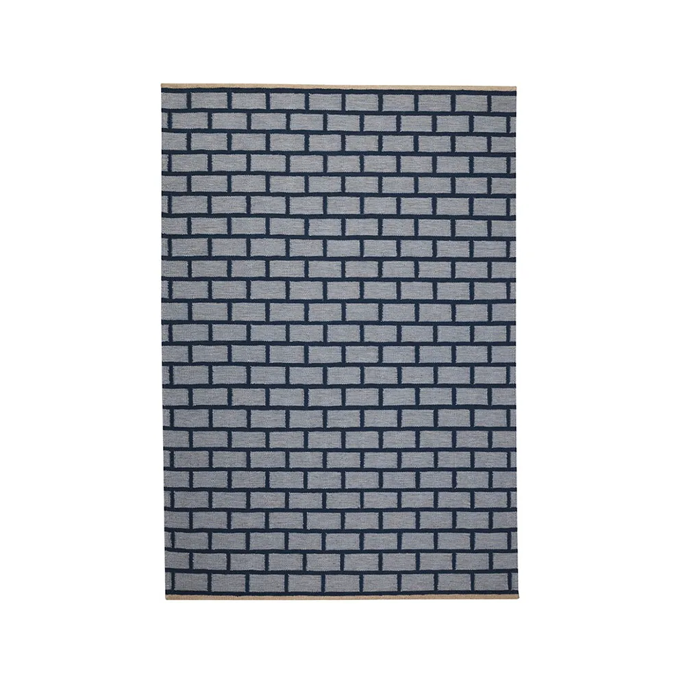 Brick tæppe, Blue, 170x240 cm Kateha