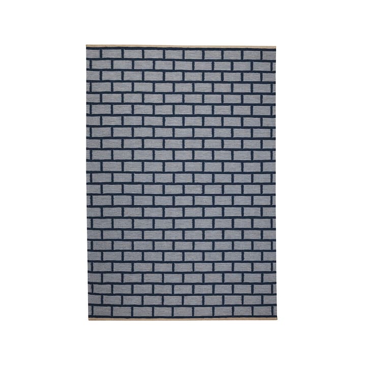 Brick tæppe - blue, 200x300 cm - Kateha