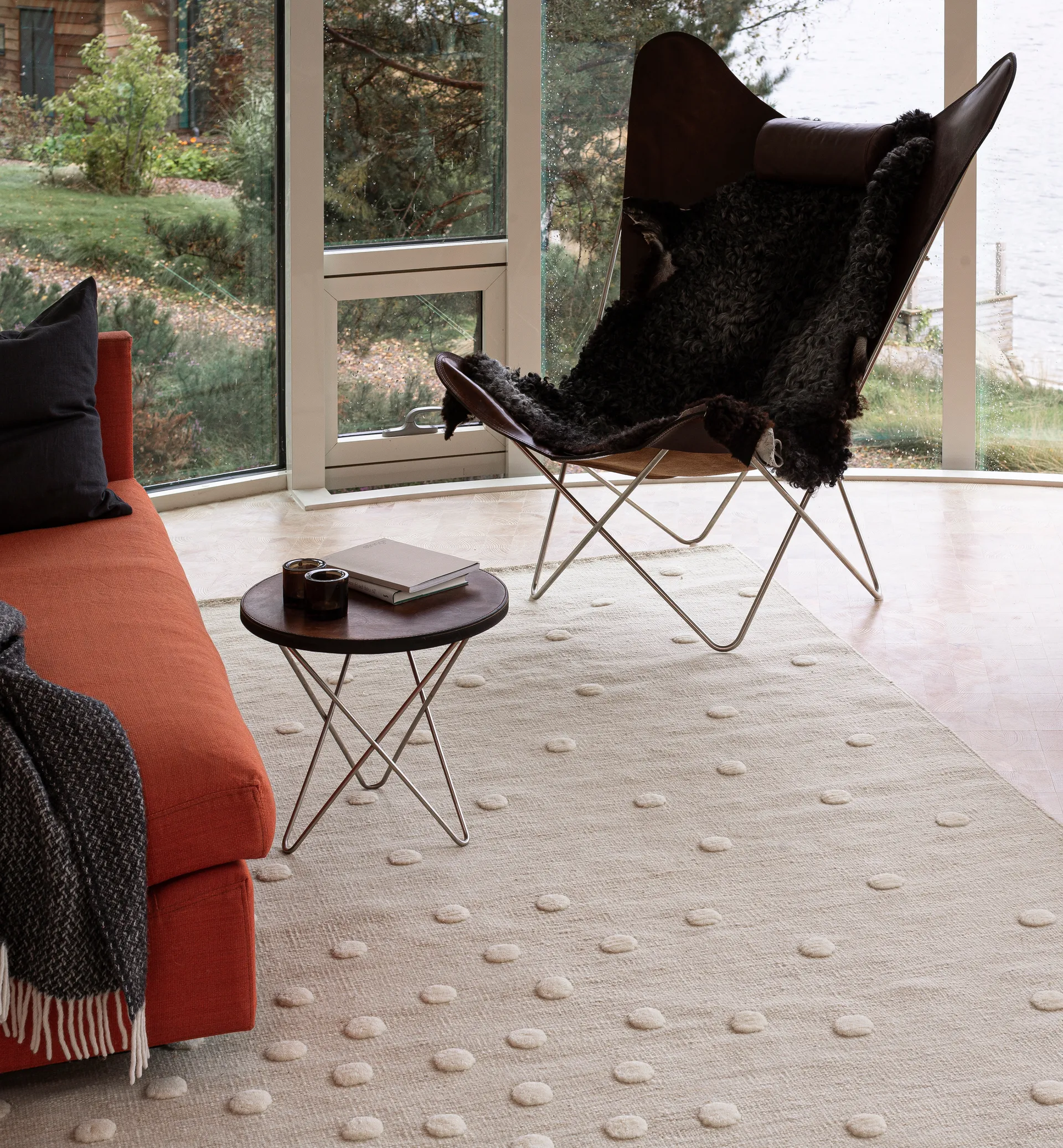 Bula løber, White, 80x250 cm Kateha