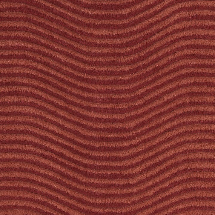 Dunes Wave tæppe, dusty red, 170x240 cm Kateha