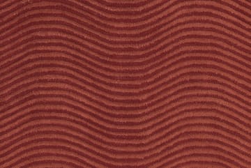 Dunes Wave tæppe - dusty red, 170x240 cm - Kateha