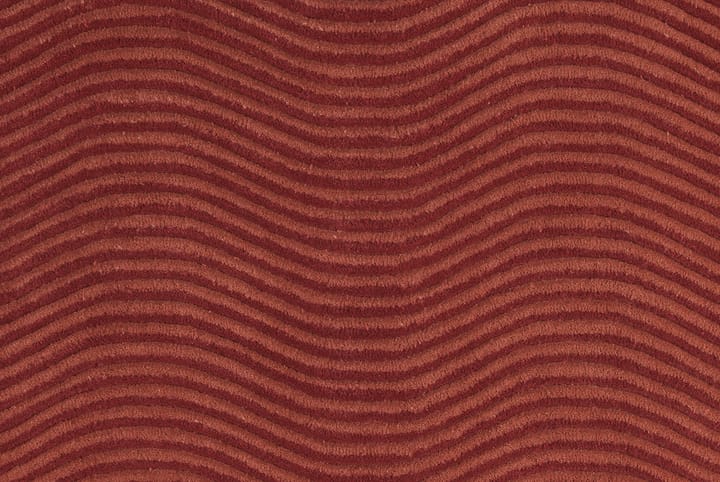 Dunes Wave tæppe, dusty red, 200x300 cm Kateha