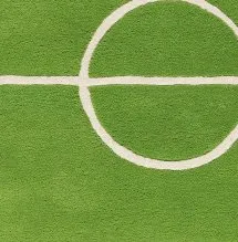 Football tæppe - Green, 120x180 cm - Kateha