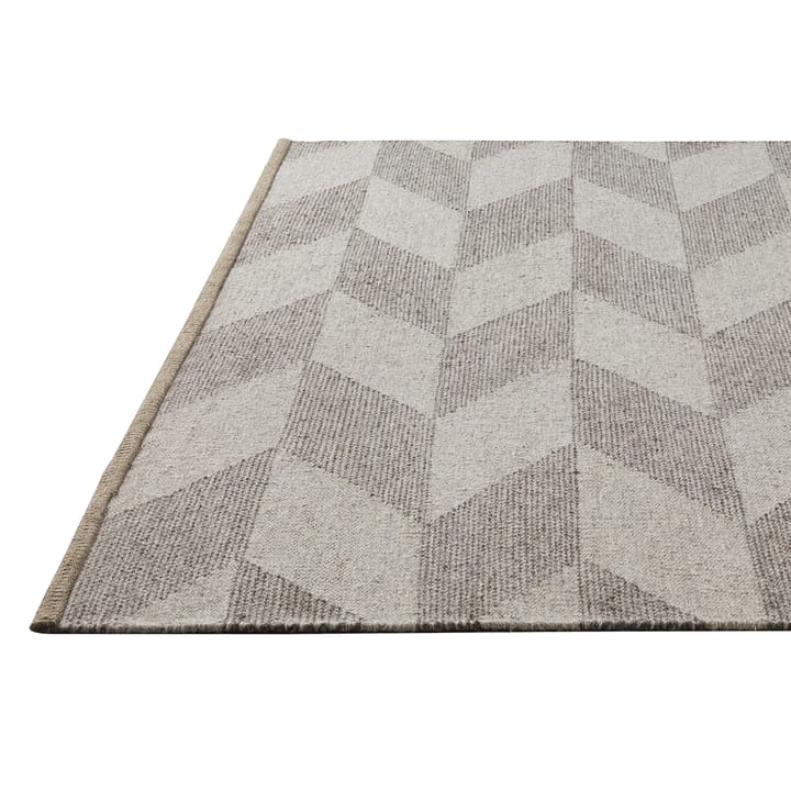 Herringbone Weave tæppe - light beige, 170x240 cm - Kateha