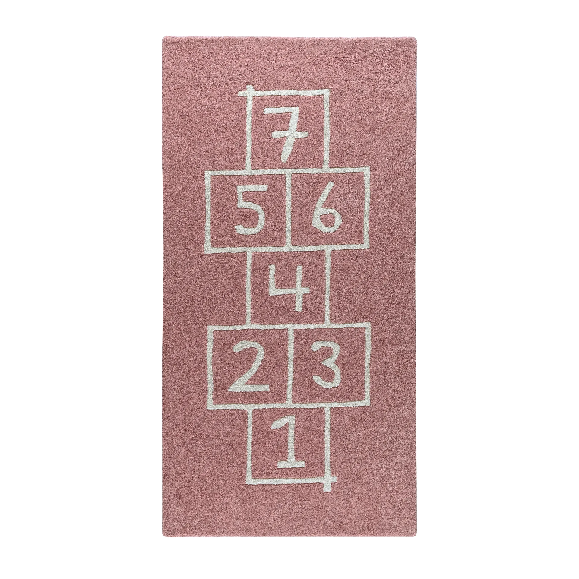 Hopscotch børnetæppe, lyserød Kateha