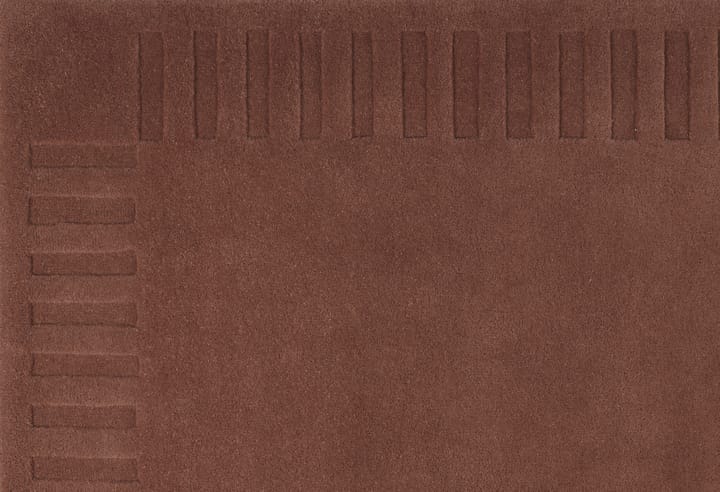 Lea original uldtæppe - Rust-45, 200x300 cm - Kateha