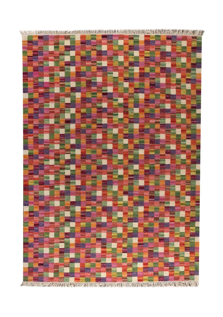Lille æske håndvævet tæppe multi - 240x170 cm - Kateha