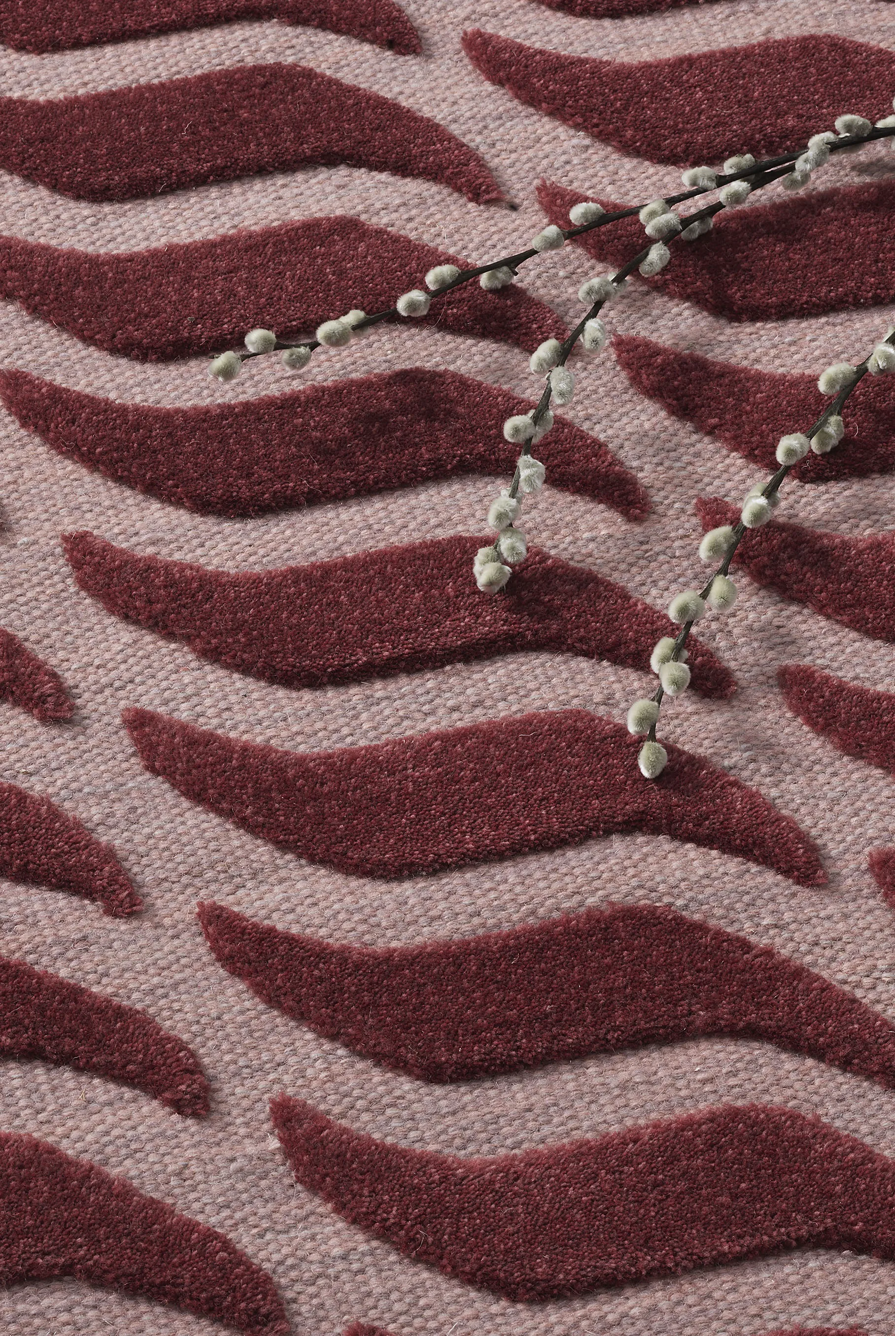 Mimic tæppe, Raspberry Cream, 170x240 cm Kateha