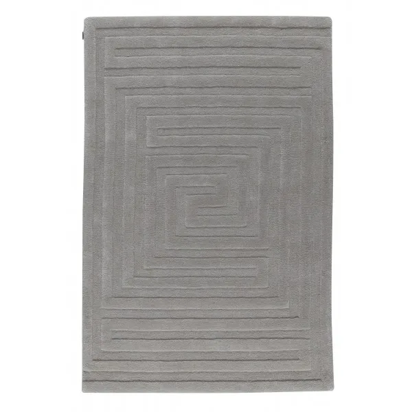 Mini-Labyrint børnetæppe 120x180 cm, silver grey (grå) Kateha