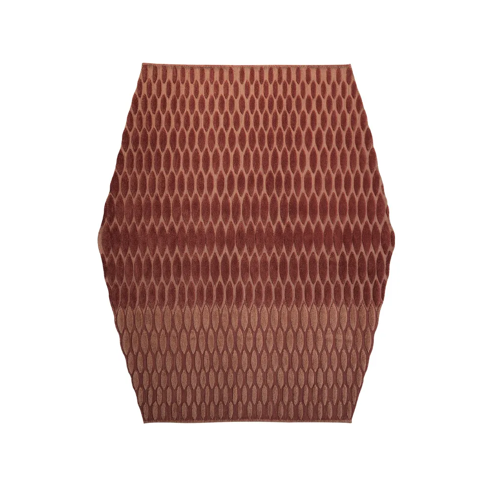 Pond Flossa Diamond tæppe, roses, 216x270 cm Kateha