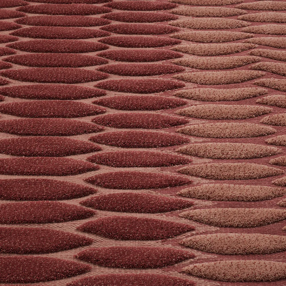 Pond Flossa Diamond tæppe, roses, 216x270 cm Kateha