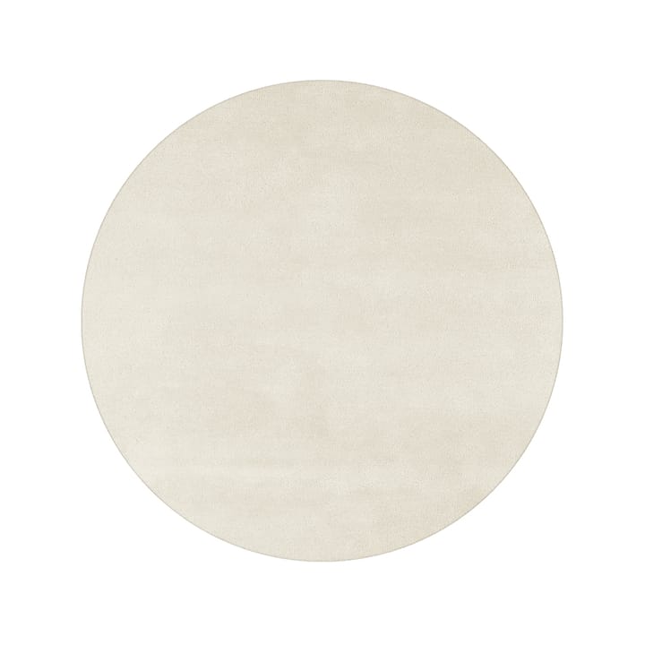 Sencillo tæppe rundt - white, 220 cm - Kateha
