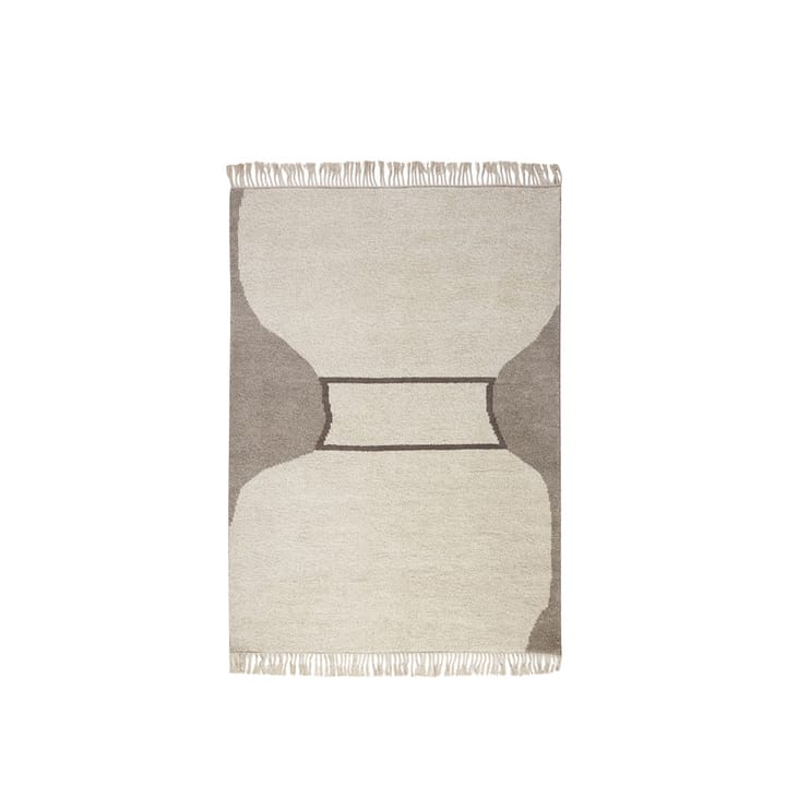 Silhouette flossa tæppe - natural, 170x240 cm - Kateha