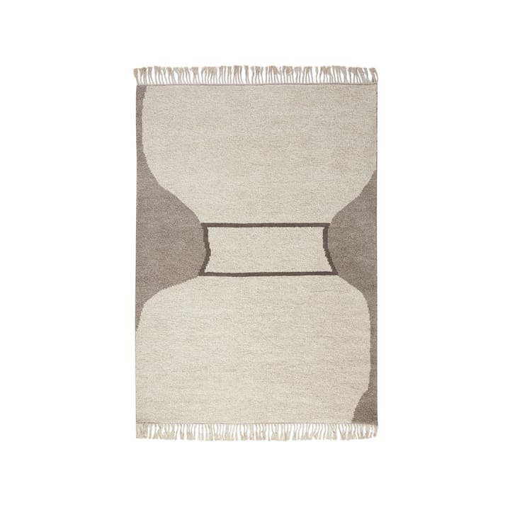 Silhouette flossa tæppe - natural, 200x300 cm - Kateha