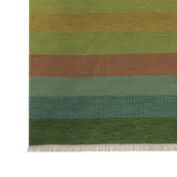 Tofta Wave tæppe 80x250 cm - grøn - Kateha